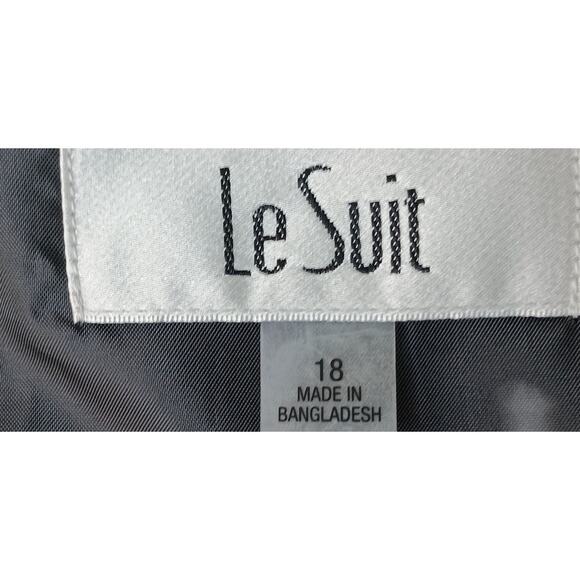 Le Suit Charcoal Sleeveless Sheath Dress Size 18 New with Tags - Picture 15 of 16